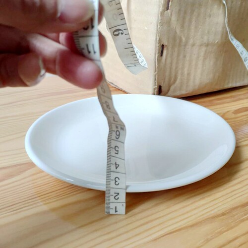 宜兴八九十年代出口老货库存纯白餐具盘子吐骨碟子托盘菜蝶7英寸 - 图1