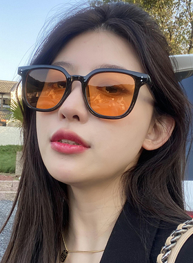 椭圆形韩版男女变色太阳镜