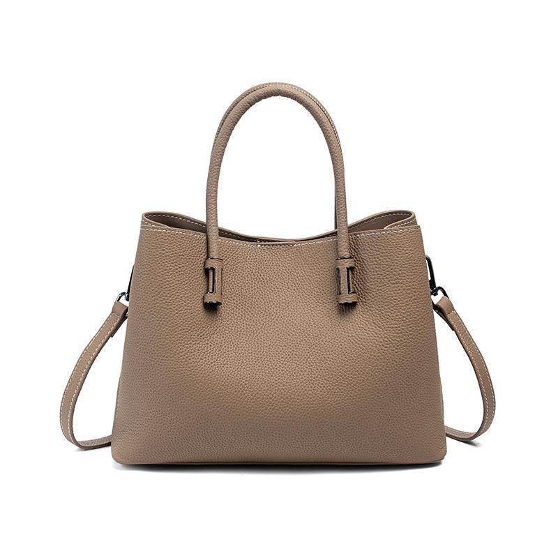 真皮手提包女2025新款时尚高级感大容量妈妈包女士单肩斜挎包女包,淘宝优惠券,粉丝福利购,淘宝优惠卷