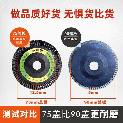 角磨机百叶片加厚打磨片百叶轮不锈钢金属抛光片千叶轮磨片抛光轮 - 图2