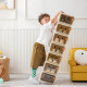 Children's shoe box storage box magnetic dustproof sneakers shoes storage artifact slipper storage rack shoe wall display cabinet