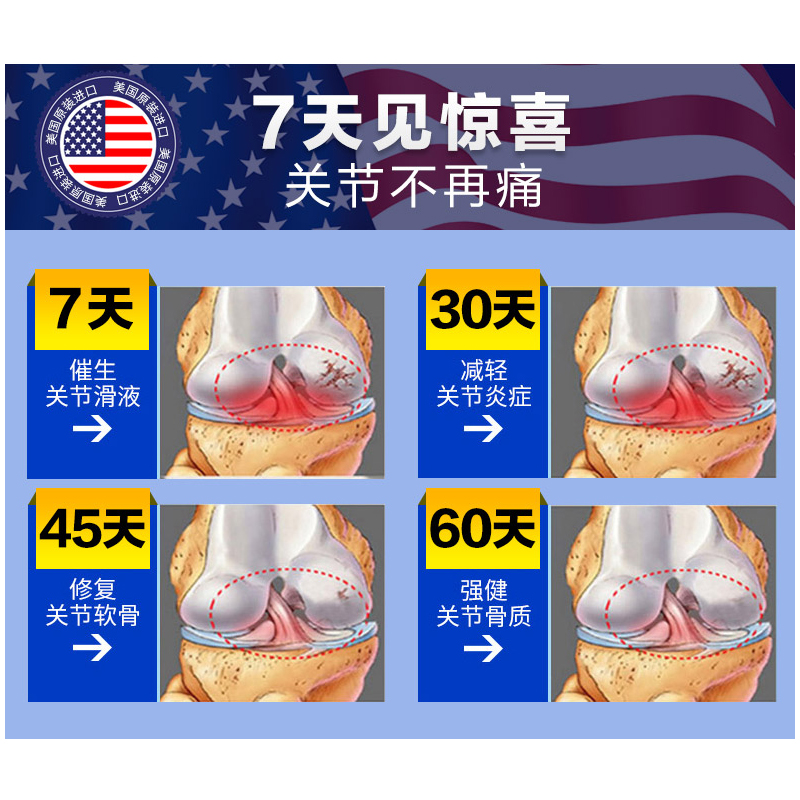 宜度海外专营店美国氨糖软骨素关节维骨力维固软膏安糖硫酸氨基酸葡萄糖胶囊疼痛1