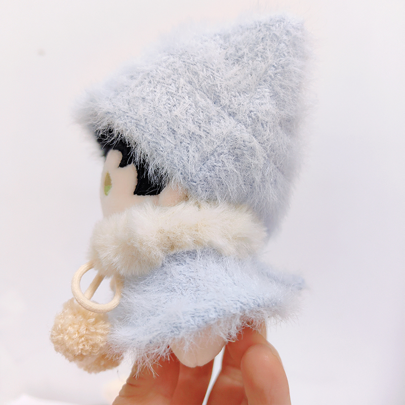 10cm毛绒斗篷娃衣棉花娃娃可爱衣服换装套装公仔玩偶毛绒公仔套装 - 图2