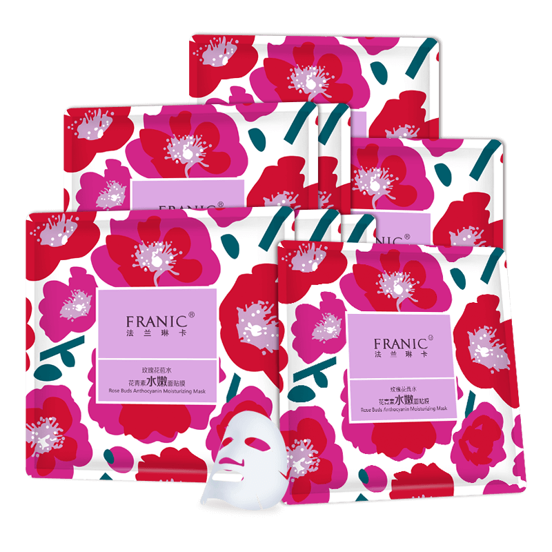 法兰琳卡面膜正品玫瑰花苞水花青素 法兰琳卡恋尚贴片面膜