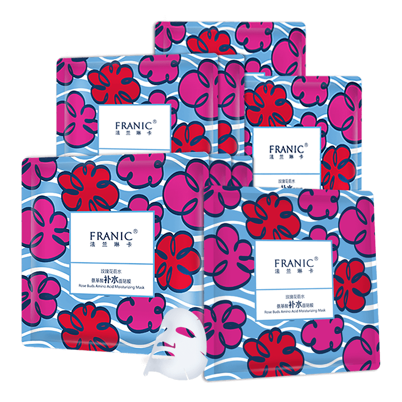 法兰琳卡正品玫瑰花苞水补水面贴膜 法兰琳卡恋尚贴片面膜