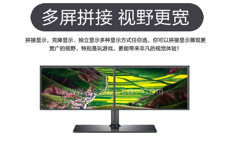 全新 2屏双HDMI 2G/4G/4K办公炒股分屏 GT720/730/1050多屏显卡-图2