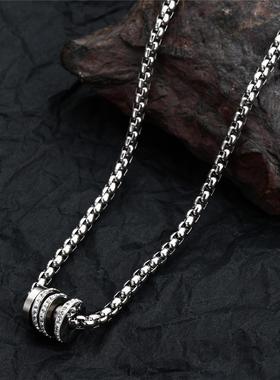 小众设计高级感女酷钛钢项链