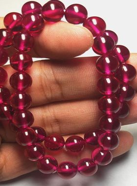 红宝石小芸宝石红宝手串