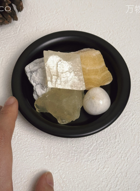 天然高品质水晶原石摆件五行能量金木水火土扩香石随身携带口袋石