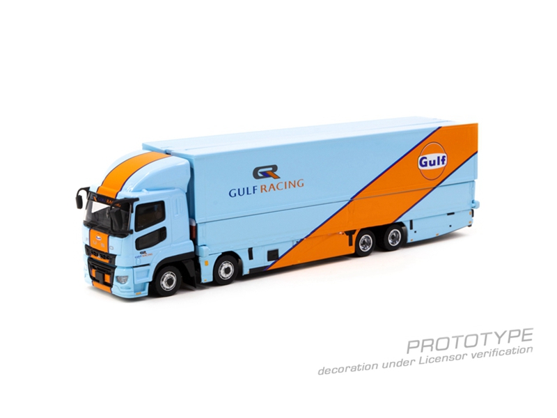 Tarmac Works 1:64 三菱Fuso Super Great GULF 海湾拖车合金车模 - 图3