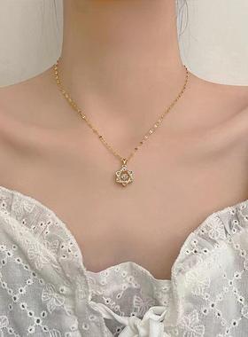 轻奢小众设计精致时尚气质锁骨链