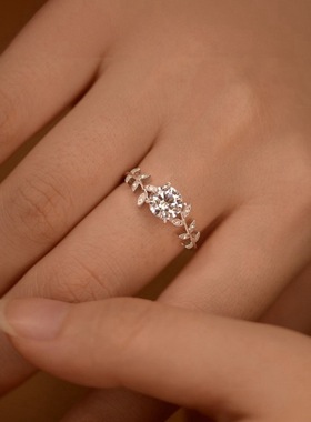 戒指女清新甜美百搭气质感开口