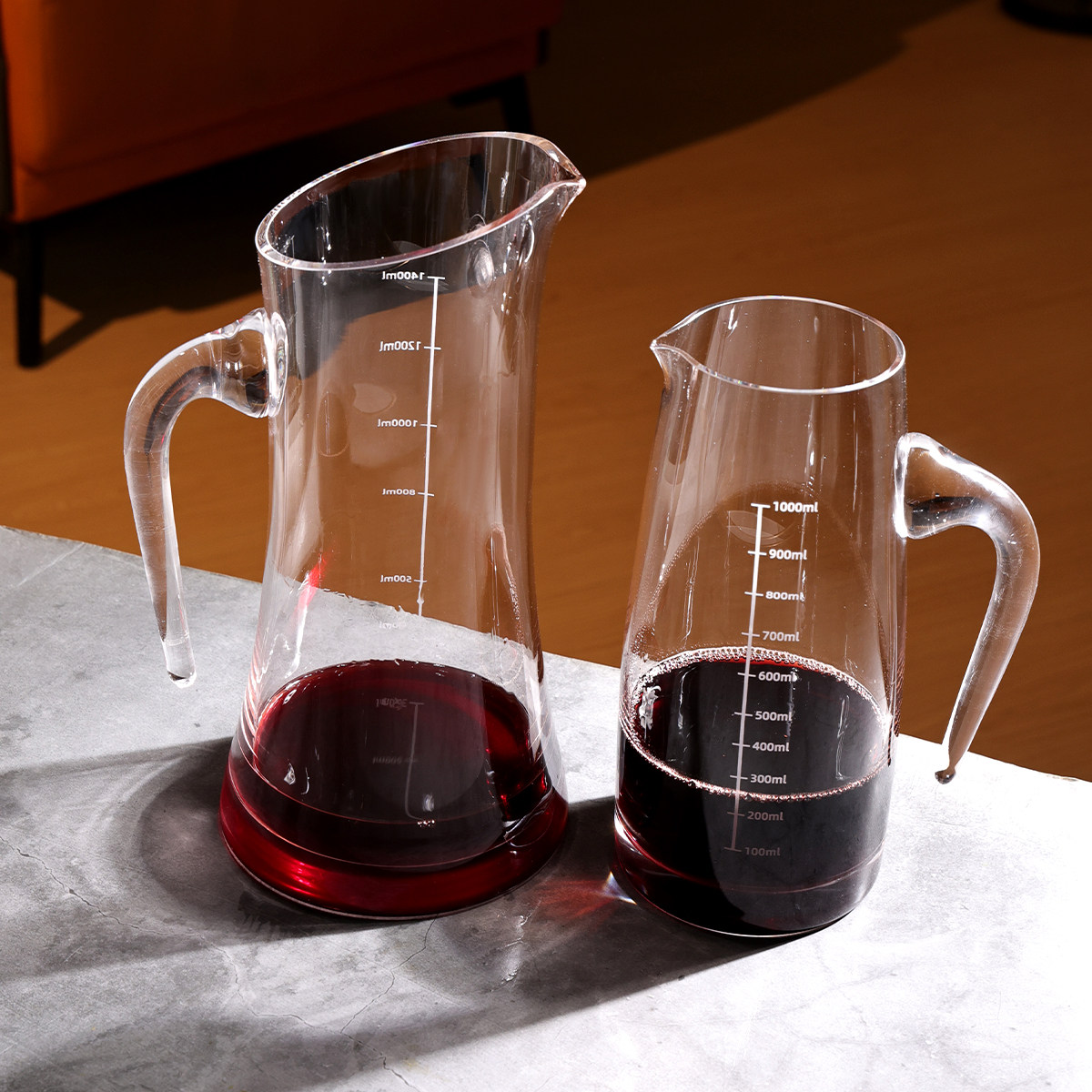 大容量带刻度红酒醒酒器倒酒器水晶玻璃白酒分酒器老酒勾兑分酒壶,淘宝优惠券,粉丝福利购,淘宝优惠卷