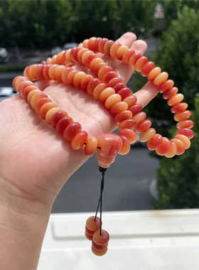 天然108颗算盘珠手链盘玩男文玩