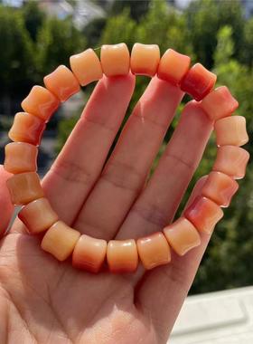 天然南红玛瑙手链女款单圈