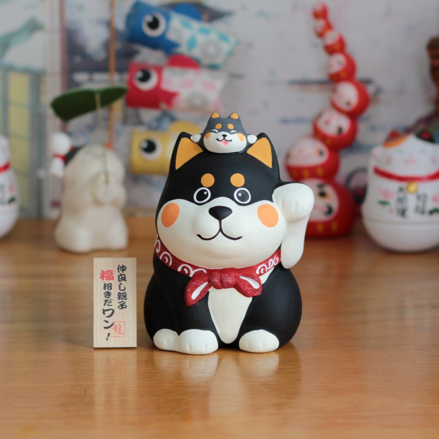 日本龙虎作陶瓷质感超绝柴犬存钱罐摆件萌趣又实用存钱仪式感拉满,淘宝优惠券,粉丝福利购,淘宝优惠卷