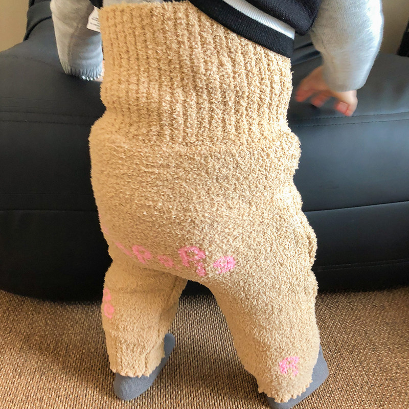 儿童保暖裤一体绒男女宝宝婴幼儿小孩秋季冬天睡觉爬行护肚防着凉,淘宝优惠券,粉丝福利购,淘宝优惠卷