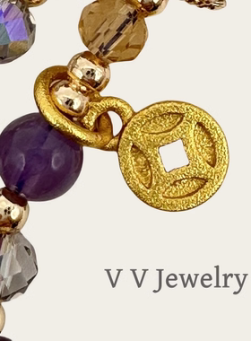 甜美少女小众设计手链水晶个性