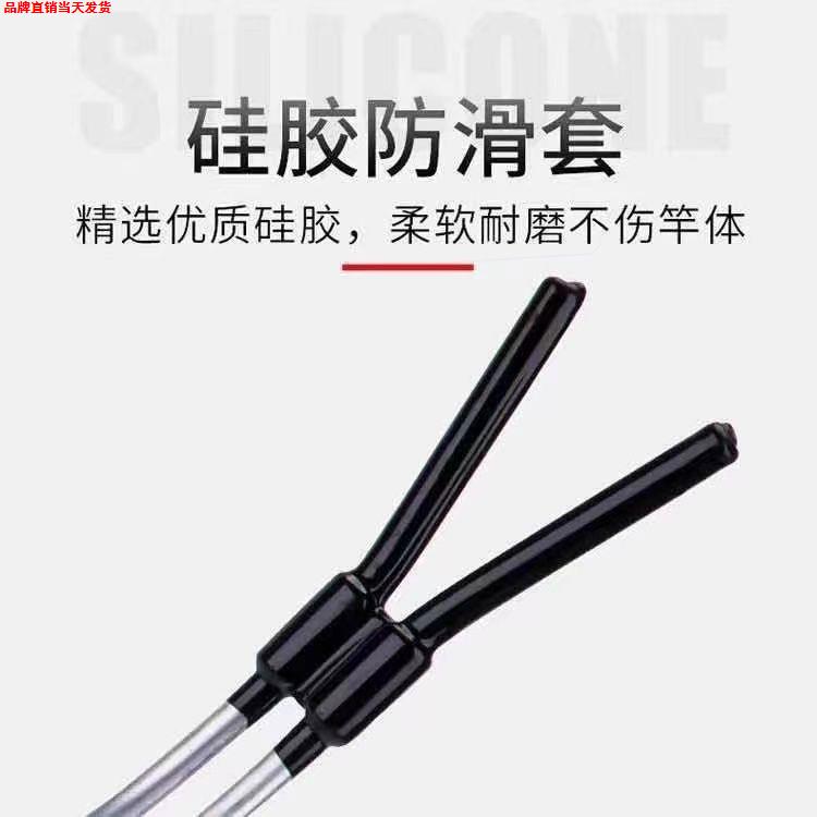 冰钓杆小支架折叠三角专用冬钓冰钓竿支架筏杆筏钓支架便携炮台 - 图3