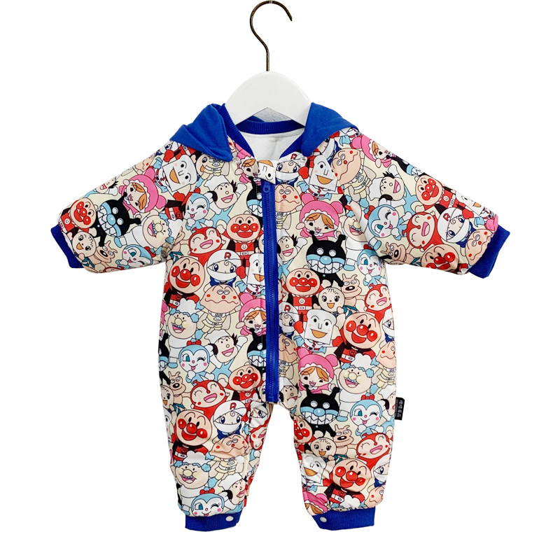 新生婴儿ins连体衣韩国外出宝宝哈衣爬服冬装保暖加厚带帽棉衣,淘宝优惠券,粉丝福利购,淘宝优惠卷