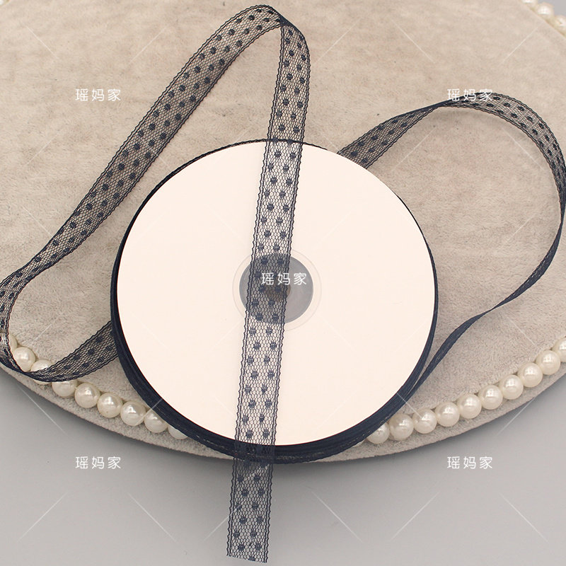 1.5cm点点蕾丝蝴蝶结发饰丝带diy发饰包包其他配饰材料,淘宝优惠券,粉丝福利购,淘宝优惠卷