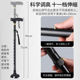 Anti-slip adjustable height crutches for the elderly