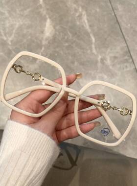 黑色方框倪妮同款防蓝光护目眼镜