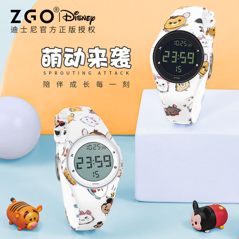 迪士尼涂鸦联名旗舰店正港女电子表 正港联意国产腕表