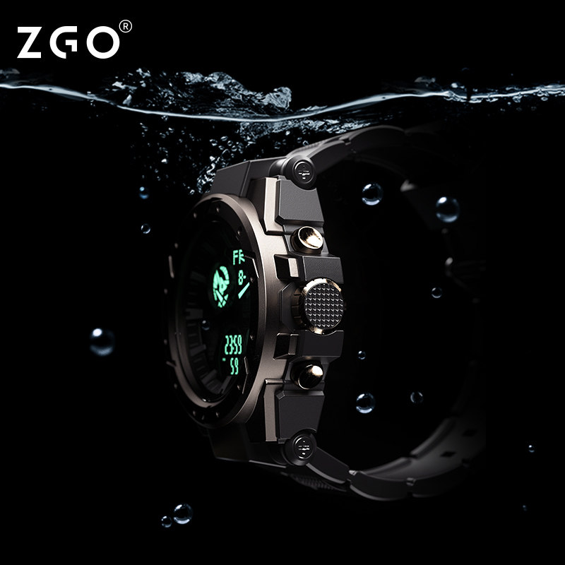 个性炫酷高中生男士机械防水电子表 正港联意国产腕表