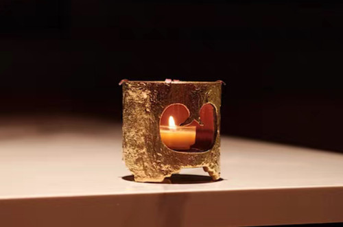 半斋苍茫金彩陶胎陶壶煮水壶煮茶壶烧水壶 - 图1