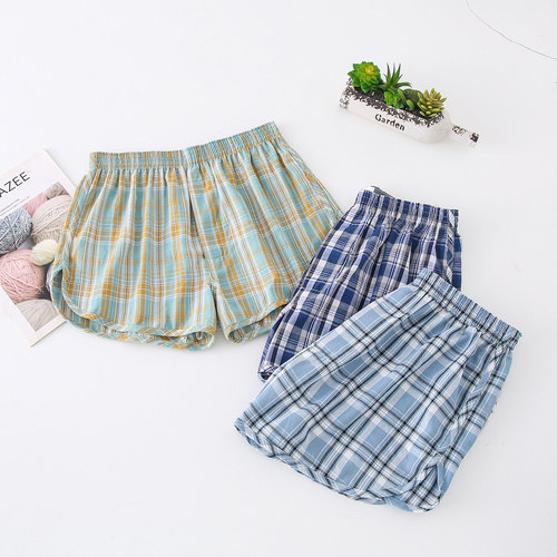 中老年人内裤梭织棉布男士内裤宽松不贴身男胖子短裤阿罗裤家居裤 - 图3