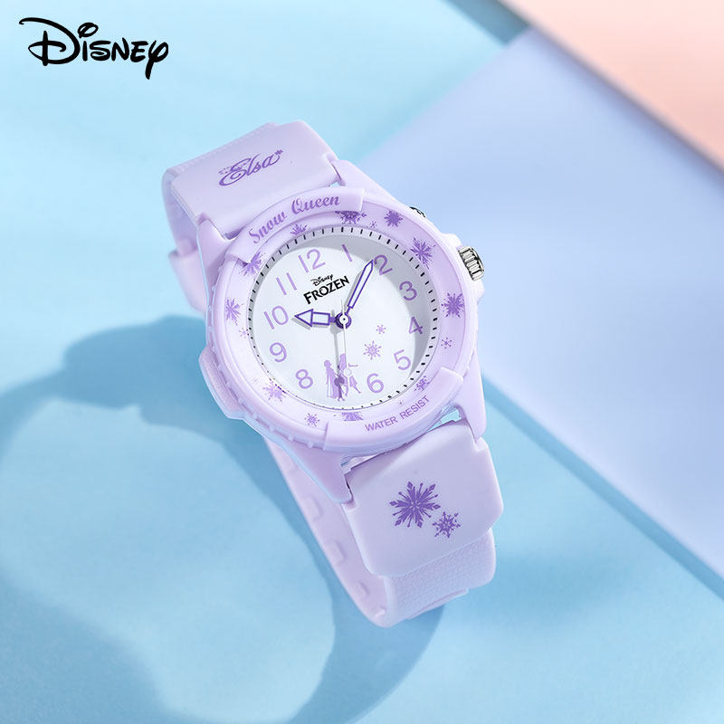 迪士尼女款2021年新款防水电子表 童时手表国产腕表