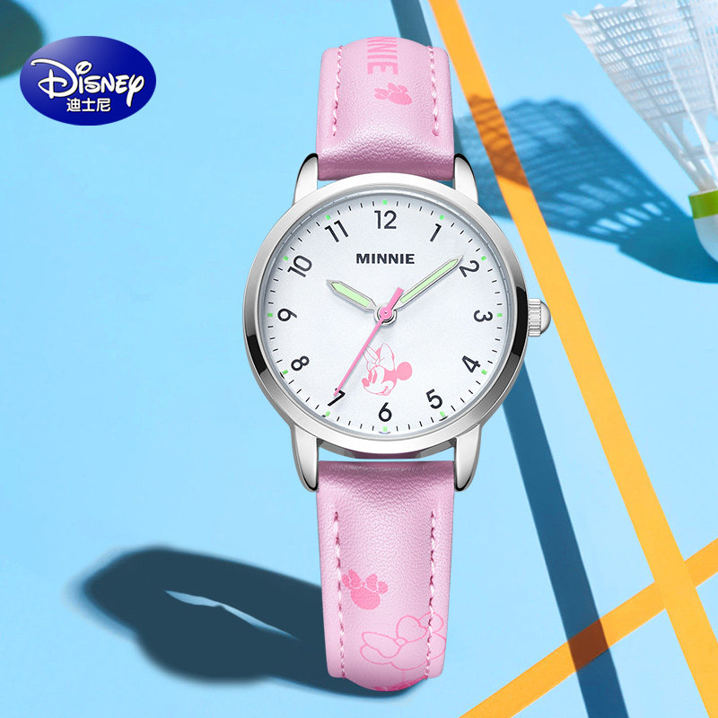 迪士尼男孩指针式男卡通米奇手表 童时手表国产腕表