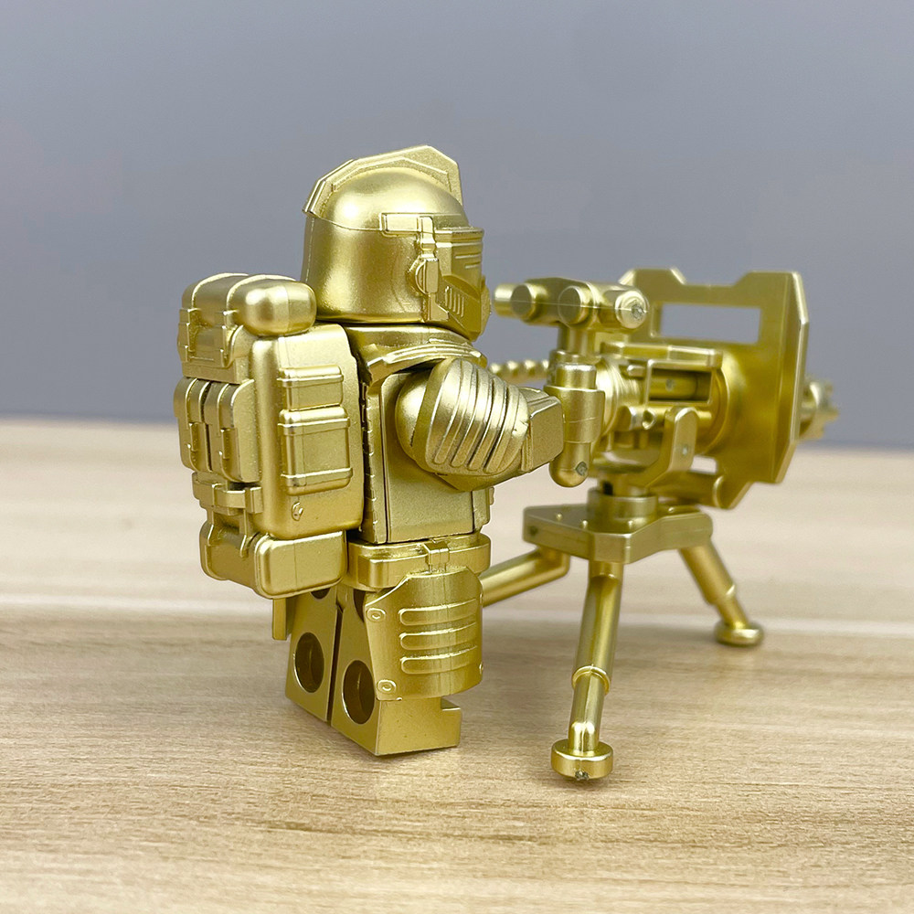 和平精英玩具和平精英积木动力机甲黄金加特林7级套吃鸡人仔5-12岁男孩玩具