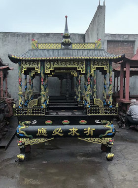 寺庙香炉铸铁大型香火炉