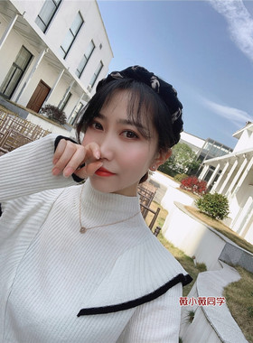 韩国春夏新款复古黑色豹纹麻花辫宽边发箍女高颅顶头箍网红高级感