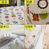 Стиральная машина крышка пылепроницаемой водонепроницаемой солнцезащитной рукава толстого и Pu 10 кг пылепроницаемой занавес