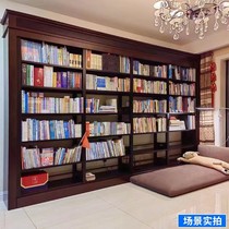 Manufacturer Custom School Library Reading Room Steel Single Double Face Bookshelf West Sieve Bookstore Solid Wood Bookshelf Home