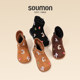 Suede leather boots little girl's Martin boots warm boots
