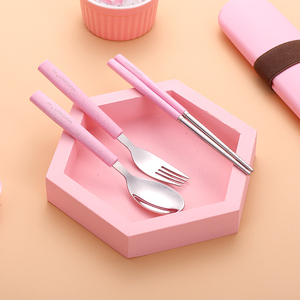 不锈钢勺子筷子盒套装