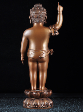 紫铜太子摆件释迦摩尼佛像寺庙