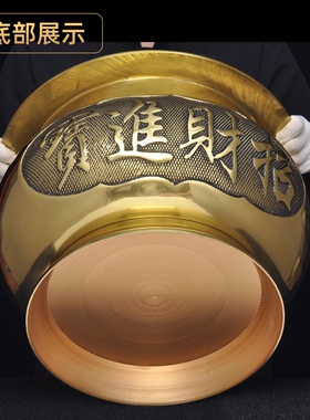 特大号黄铜香炉家用寺庙佛堂招财供奉佛前烧香插香线香炉薰香炉