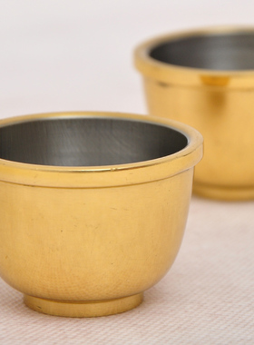 黄铜内胆用品圣水杯大悲