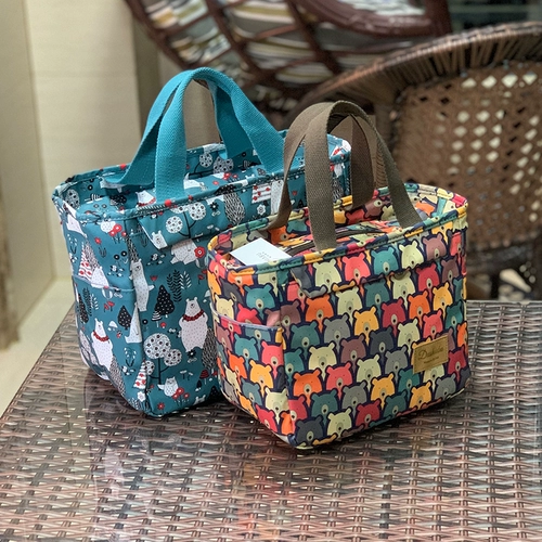 Водонепроницаемый термос, сумка для ланча, барсетка, детская льняная сумка для школьников, ткань оксфорд, сумка для еды