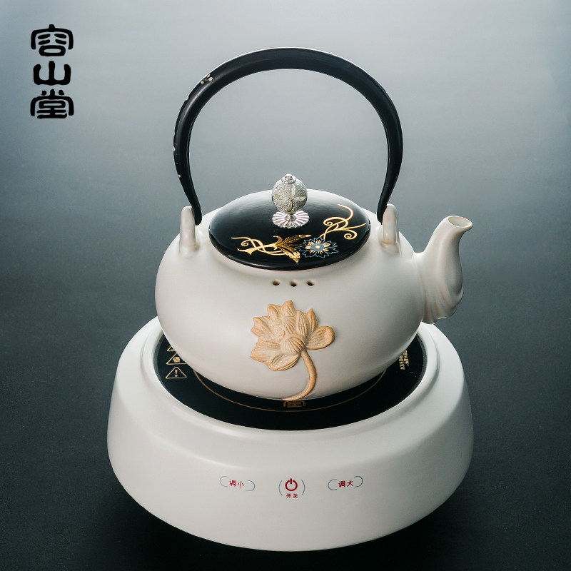 容山堂电陶炉蒸陶瓷触控静音煮茶器 容山堂电陶炉