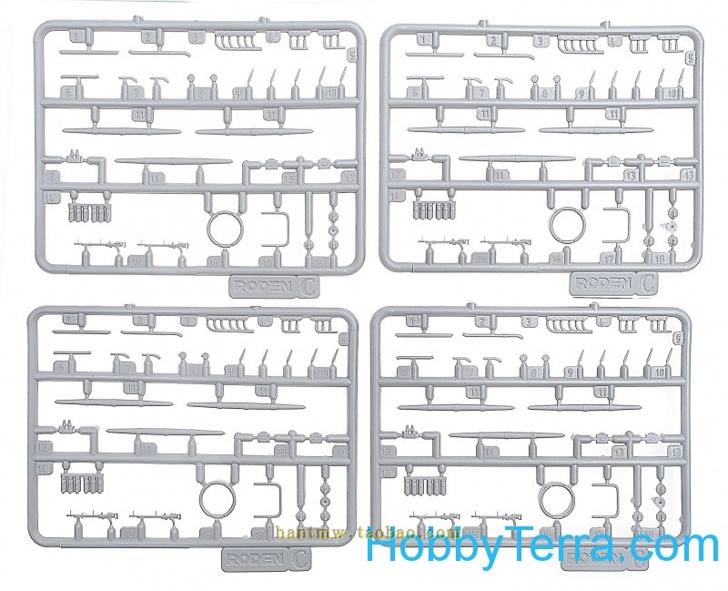 RN019 Felixstowe F.2A水上飞机早期型1/72塑料拼装飞机模型 - 图3