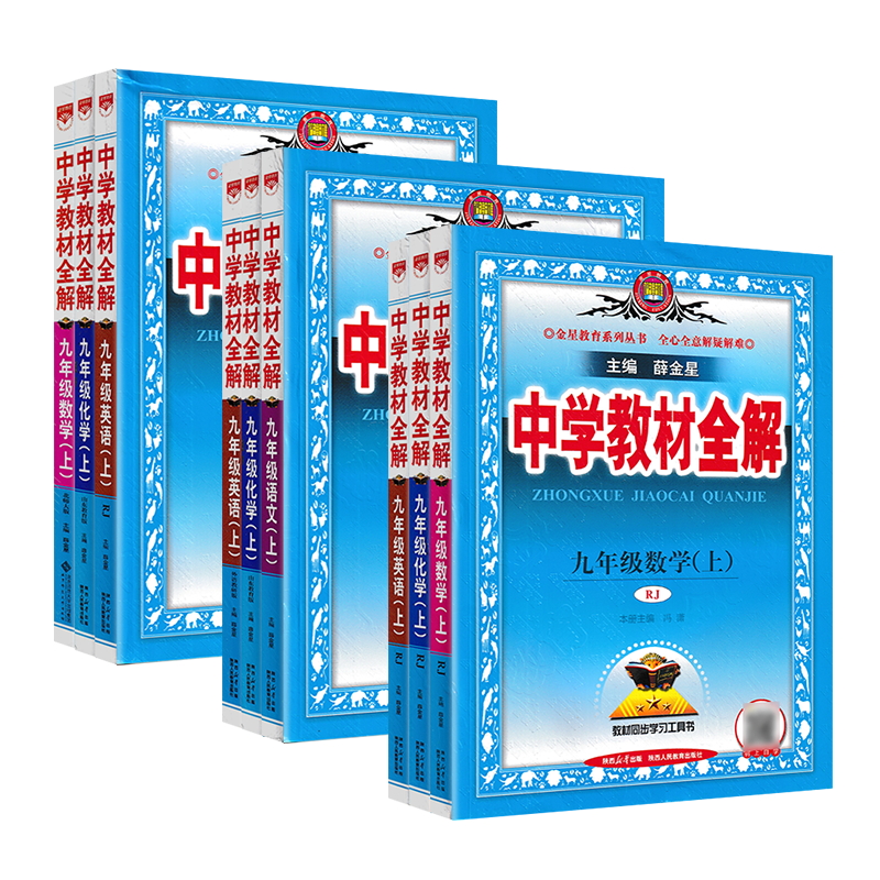 2026版薛金星初中教材全解九年级上下册语文数学英语物理化学政治历史全套人教版北师大初三9年级同步课本讲解教材解读辅导资料 - 图3