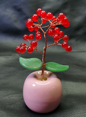 水晶招财中国风玄关创意摆件