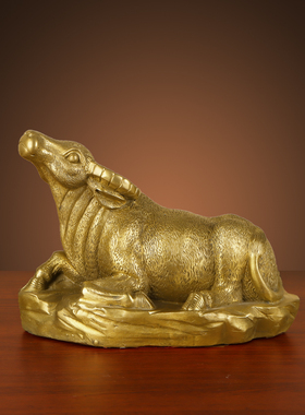 纯铜牛摆件十二生肖牛招财金牛