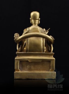 铜文昌帝君神像摆件文昌星文曲星